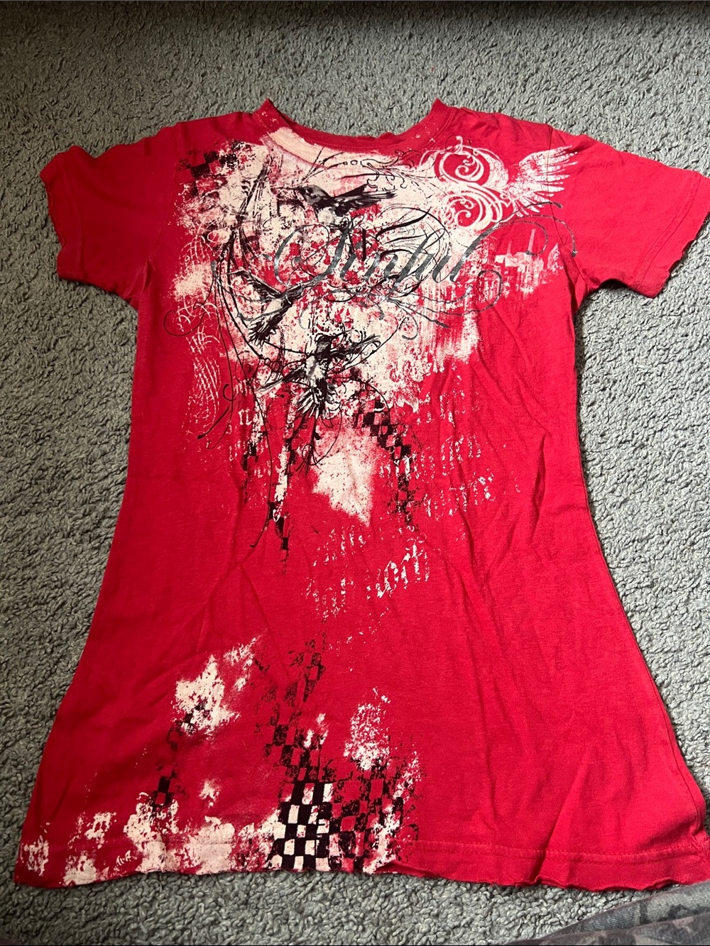 Sinful Red Short-Sleeve Graphic Tee